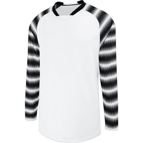 Russell Athletic Youth Prism Goalkeeper Jersey (324361), Color 'White/Black'